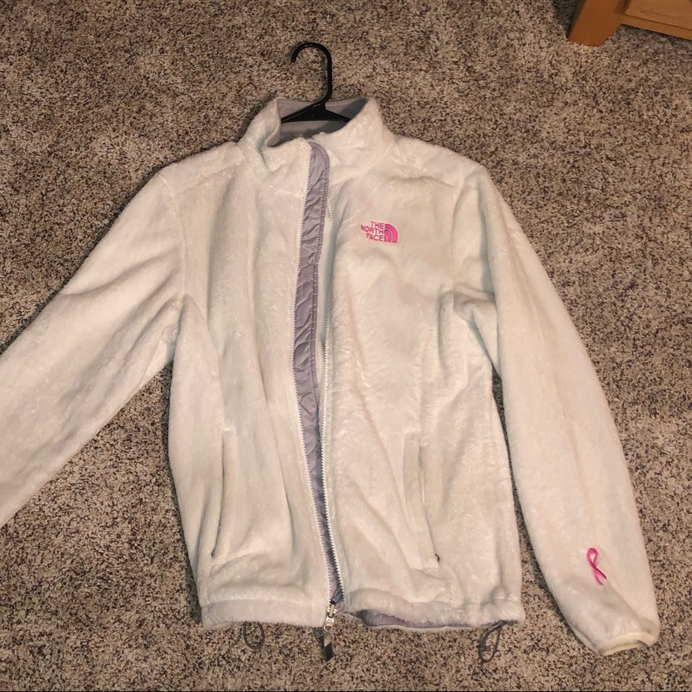 Basically new breast cancer Northface fleece
